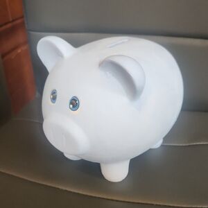 Cute Baby Blue Piggy Bank